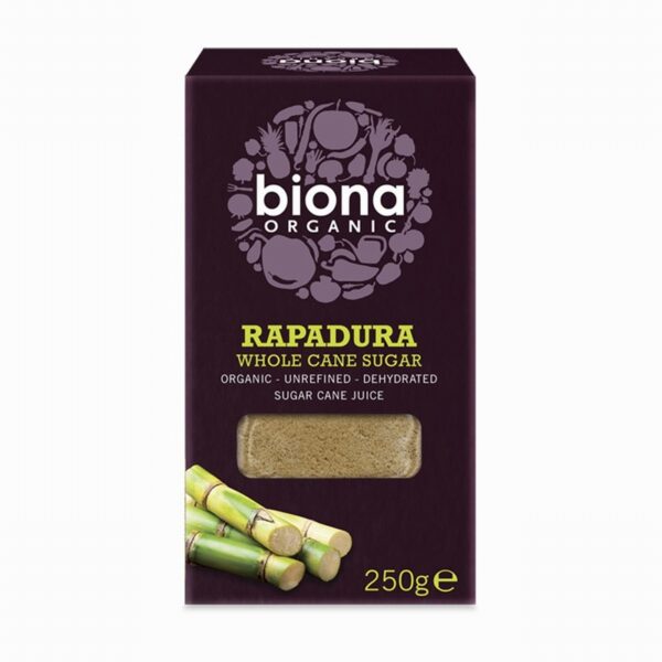 Biona Organic Rapadura Whole Cane Sugar (250g) - Organic to your door