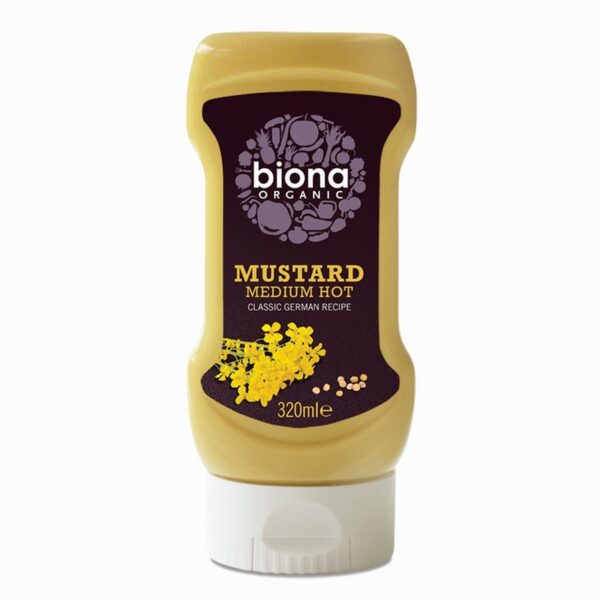 Organic Mustard – Medium Hot (300ml) - Organic to your door