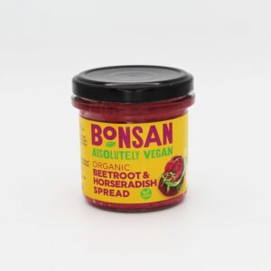 Bonsan Organic Beetroot & Horseradish Spread (130g) - Organic to your door