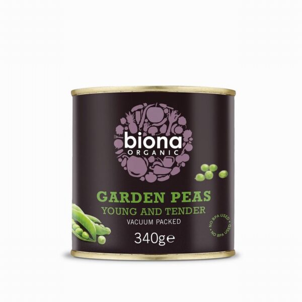 Organic Garden Peas (340g) - Organic to your door