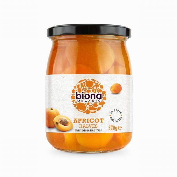 Biona Organic Apricot Halves (570g) - Organic to your door