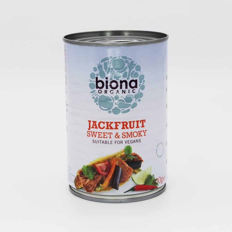 Organic Jackfruit – Sweet & Smoky (400g) - Organic to your door