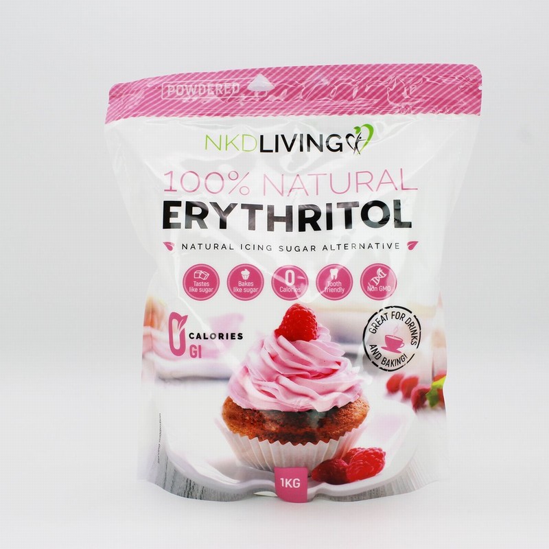 NKD Erythritol Powdered (1kg) - Organic to your door