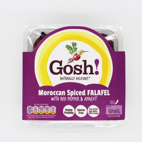 Gosh Moroccan Spiced Falafel (200g) - Organic to your door