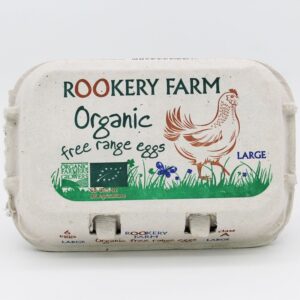 Rookery Farm Organic Free Range Eggs – Large (6 pack) - Organic to your door