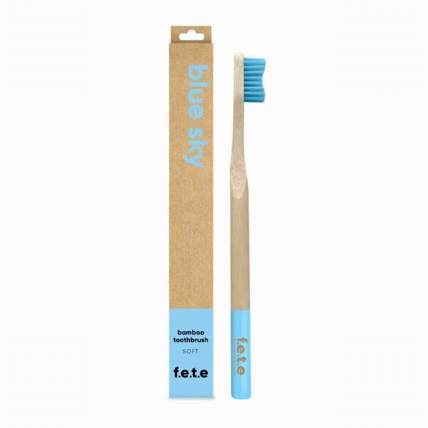 Bamboo Toothbrush – Soft – Blue (1) - Organic to your door