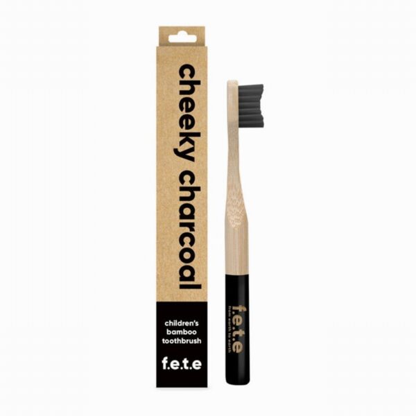 Bamboo Toothbrush – Child – Black (1) - Organic to your door