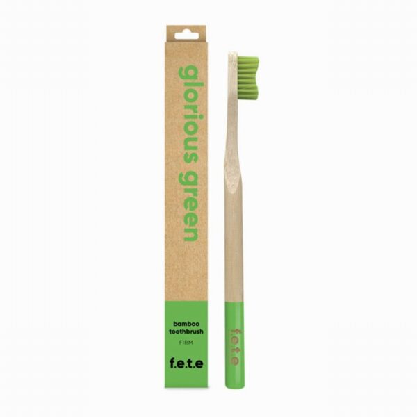 Bamboo Toothbrush – Firm – Light Green (1) - Organic to your door