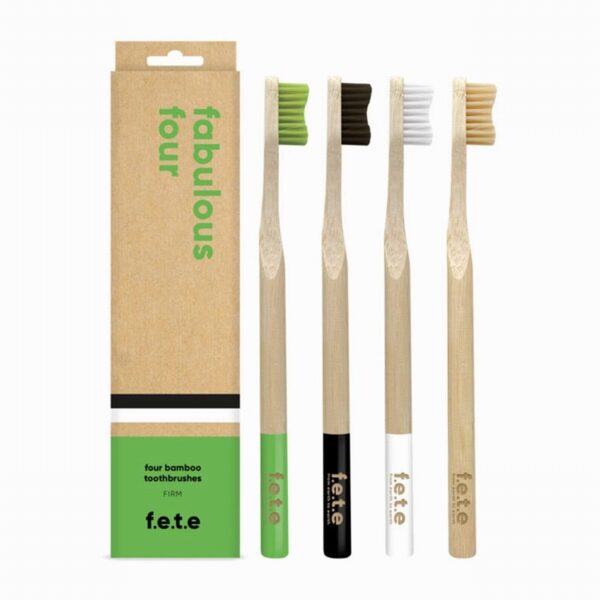 Bamboo Toothbrushes – Firm (4) - Organic to your door