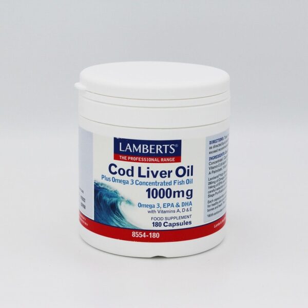 Lambert’s Cod Liver Oil (180s) - Organic to your door