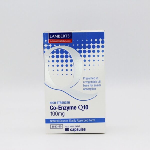 Lambert’s Co-Q10 100mg Ubiquinone (60s) - Organic to your door