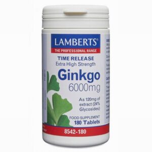 Lambert’s Ginkgo 6000mg (180s) - Organic to your door