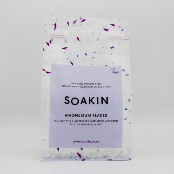 Soakin Magnesium Chloride Flakes (800g) - Organic to your door