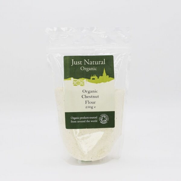 Just Natural Organic Chestnut Flour (250g) - Organic to your door