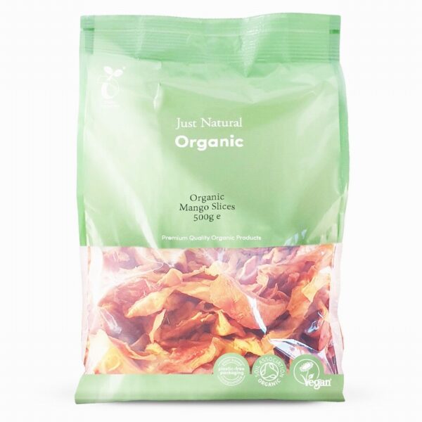 Just Natural Organic Mango Slices (500g) - Organic to your door