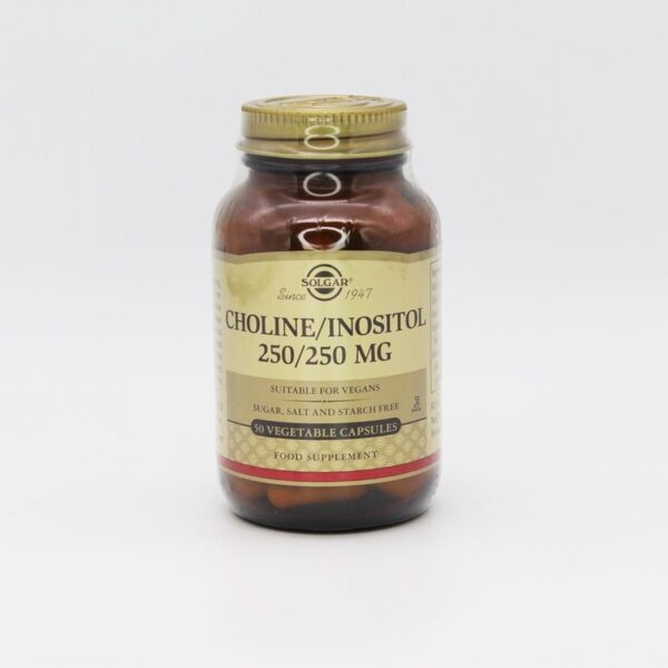 Solgar Choline/Inositol 250mg (50s) - Organic to your door