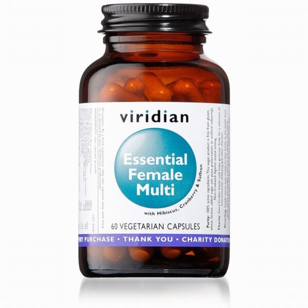 Viridian Essential Female Multi (60s) - Organic to your door