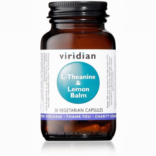 Viridian L-Theanine & Lemon Balm (30s) - Organic to your door