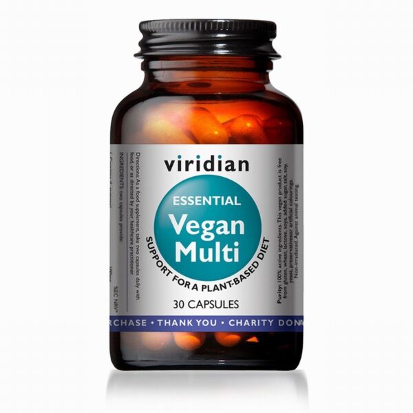 Viridian Essential Vegan Multi (30s) - Organic to your door