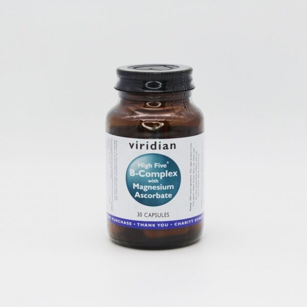 Viridian High Five B-Complex with Magnesium Ascorbate (30s) - Organic to your door