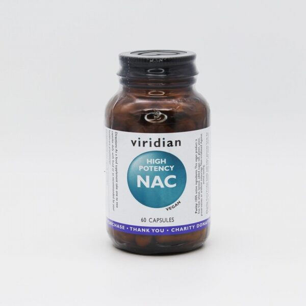 Viridian High Potency NAC N-Acetyl Cysteine (90s) - Organic to your door