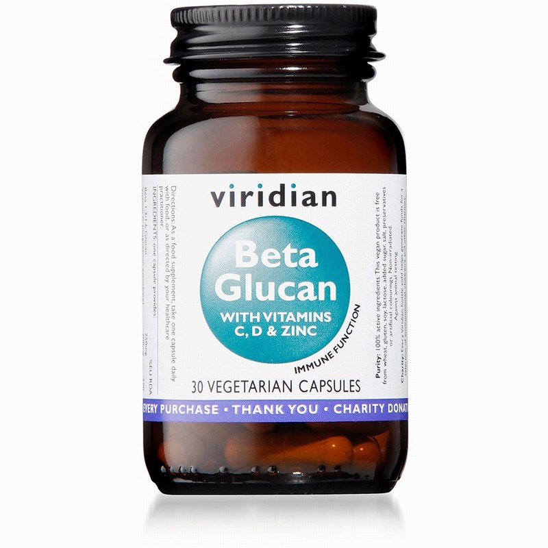 Viridian Beta Glucan (30s) - Organic to your door