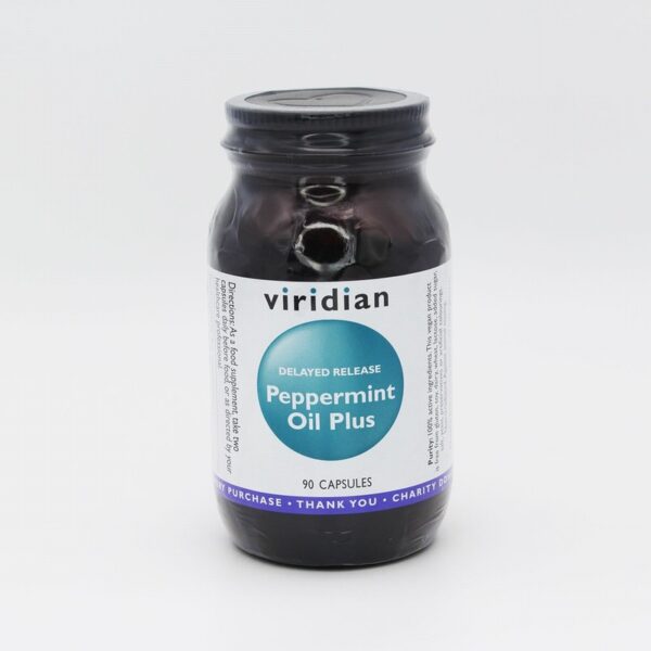 Viridian Delayed Release Peppermint Oil Plus (90s) - Organic to your door