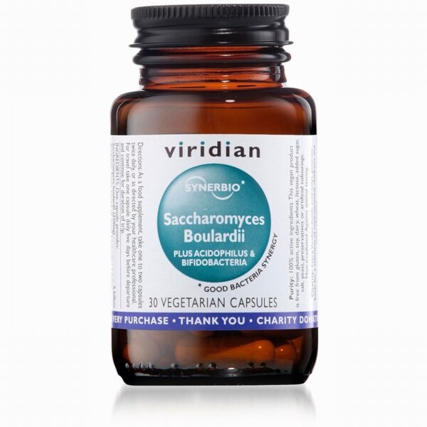 Viridian Synerbio Saccharomyces Boulardii (30s) - Organic to your door