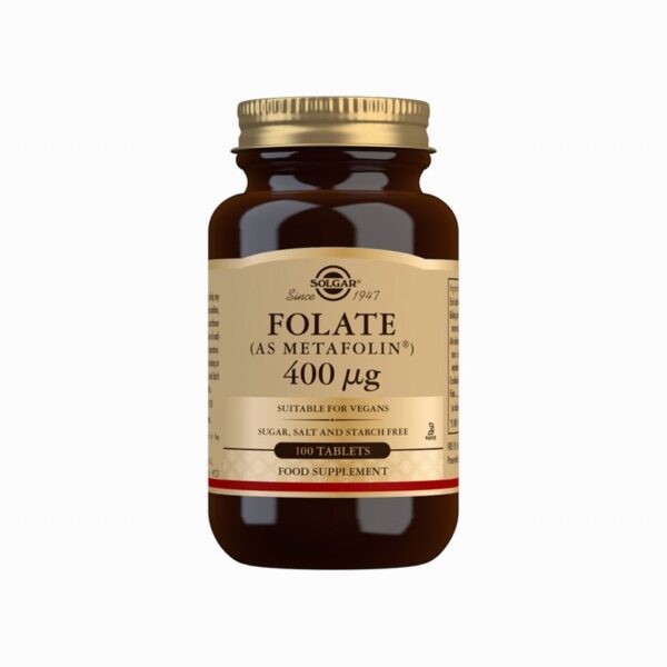 Solgar Folate 400mcg – (100s) - Organic to your door