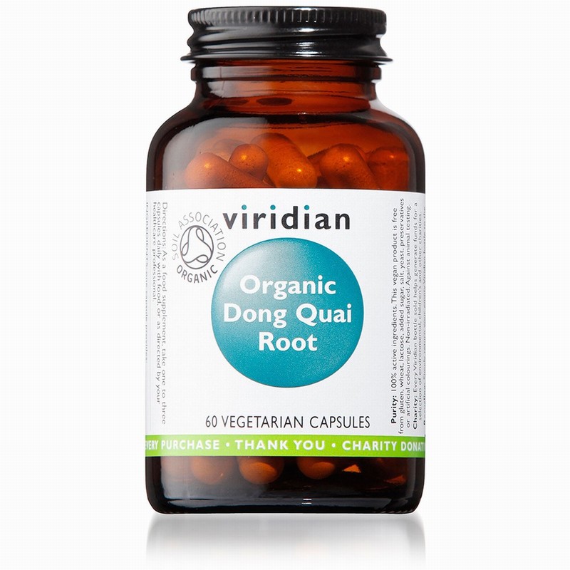Viridian Organic Dong Quai Root (60s) - Organic to your door