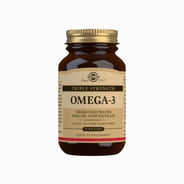 Solgar Triple Strength Omega-3 (50s) - Organic to your door