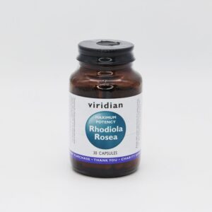 Viridian Rhodiola Rosea Maximum Potency (30s) - Organic to your door