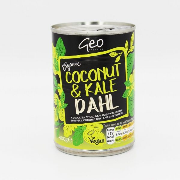 Geo Organics Organic Coconut & Kale Dahl (400g) - Organic to your door