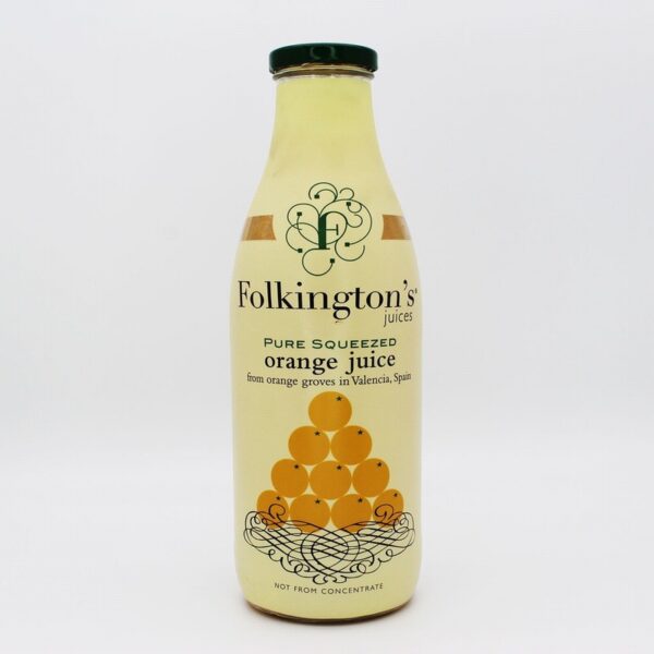 Folkingtons Orange Juice (1L) - Organic to your door