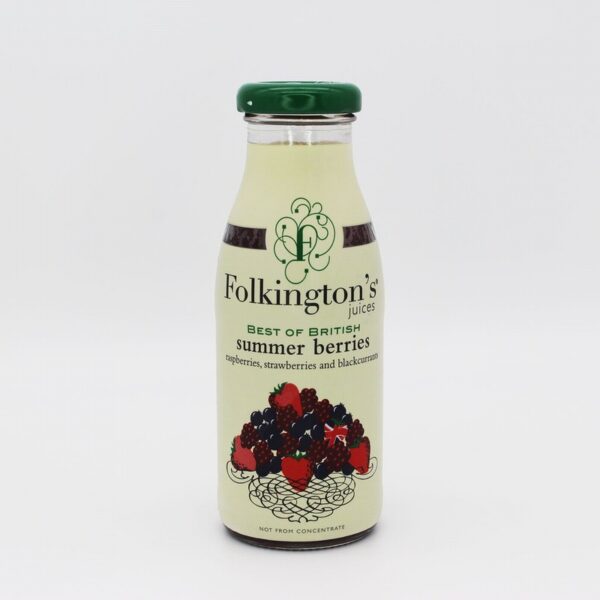 Folkingtons British Summer Berries Juice Drink (250ml) - Organic to your door