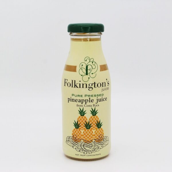 Folkingtons Pineapple Juice (250ml) - Organic to your door