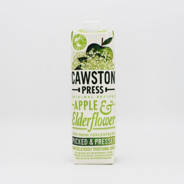 Cawston Press Pure Apple & Elderflower Juice (1L) - Organic to your door