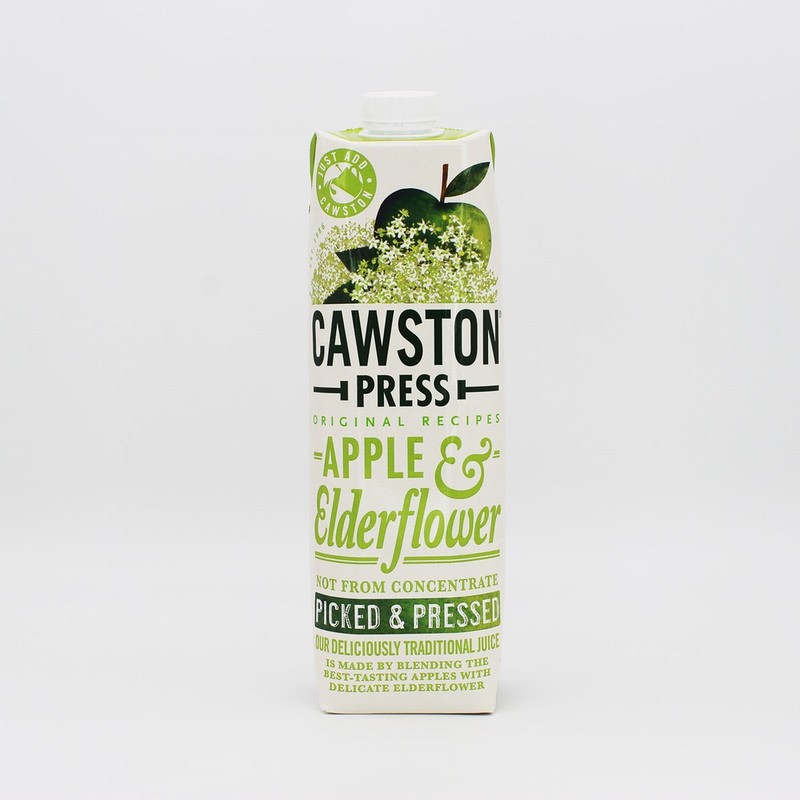 Cawston Press Pure Apple & Elderflower Juice (1L) - Organic to your door