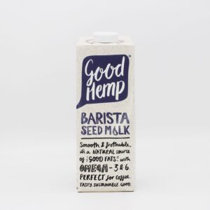 Good Hemp Seed Milk – Barista (1L) - Organic to your door