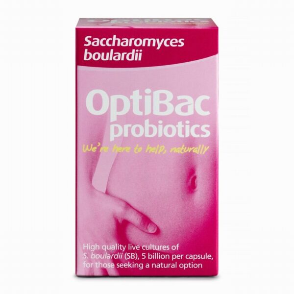 OptiBac Probiotics Saccharomyces Boulardii (40s) - Organic to your door