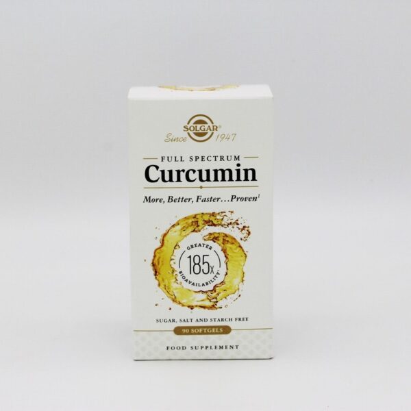 Solgar Full Spectrum Curcumin 185x (90s) - Organic to your door