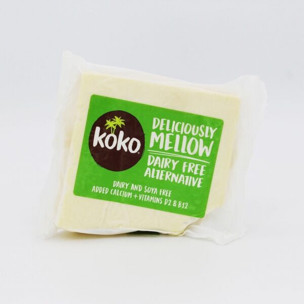 Koko Dairy Free Mellow Cheddar Block (200g) - Organic to your door