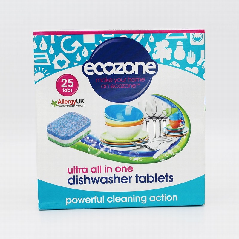 Ecozone Ultra Dishwasher Tablets (25s) - Organic to your door