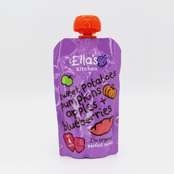 Ella’s Kitchn Org Sweet Potato Pumpkin Apples & Blueberry (120g) - Organic to your door