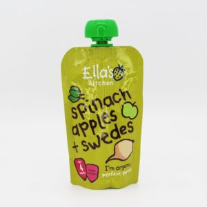 Ella’s Kitchen Organic Spinach  Apple & Swede – 120g - Organic to your door