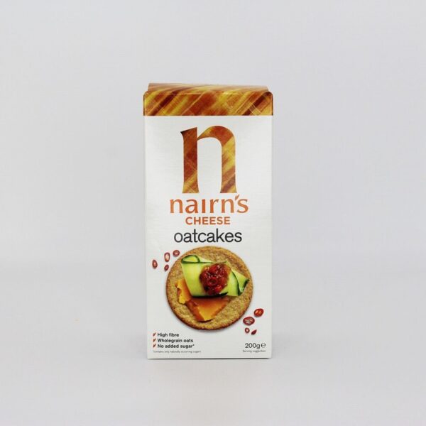 Nairns Oatcakes – Cheese (200g) - Organic to your door