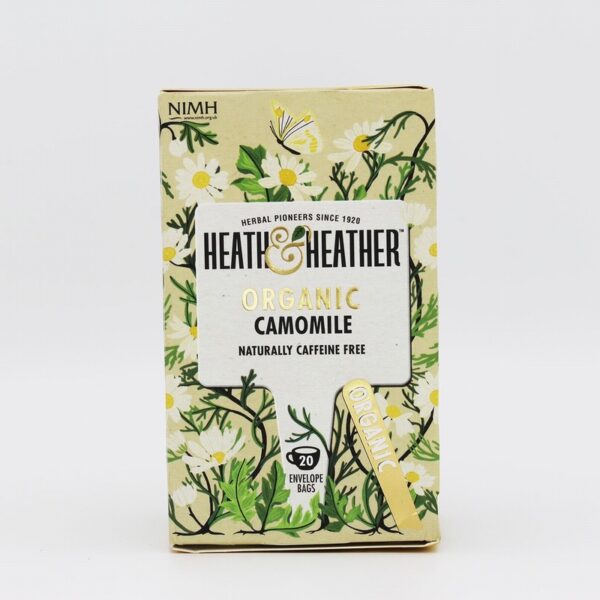 Heath & Heather Organic Tea – Camomile (20s) - Organic to your door