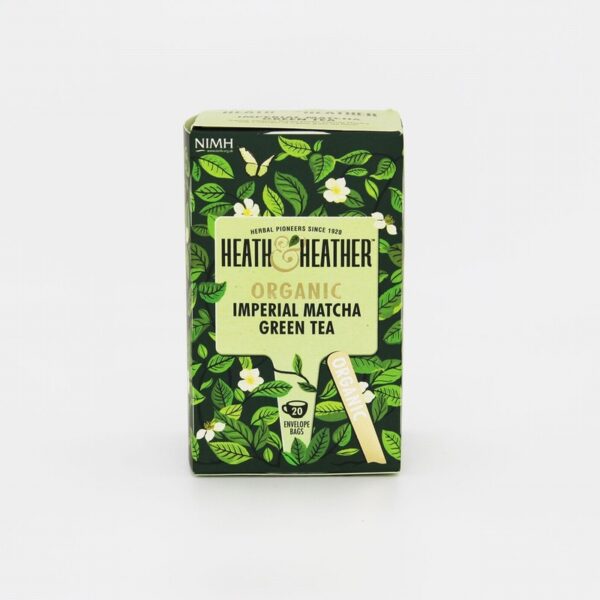 Heath & Heather Organic Green Tea – Imperial Matcha (20s) - Organic to your door