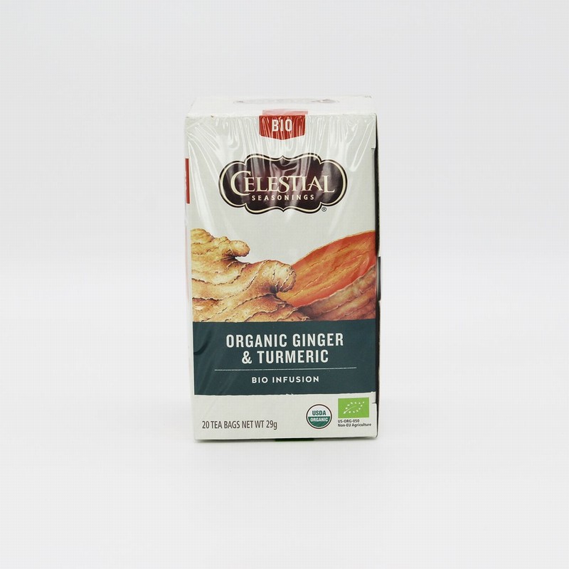 Celestial Seasonings Organic Tea – Ginger Turmeric (20s) - Organic to your door
