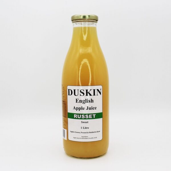 Duskins Apple Juice – Russet (1L) - Organic to your door